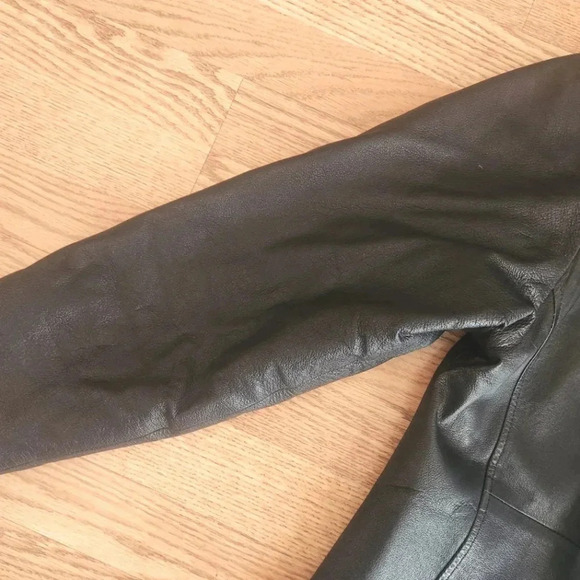 EUC KC Collections Leather Jacket, Size M - Picture 8 of 14